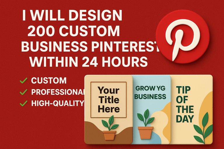 Professional Pinterest Pin Design Services in 24 hours