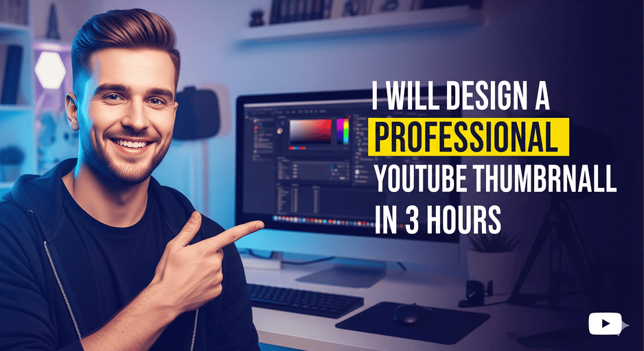 I will Design Professional YouTube Thumbnail in 3 Hours